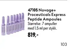 Oriflame Novage+ Proceuticals Express Peptide Ampoules tilbud
