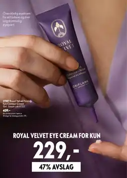 Oriflame Royal Velvet Firming Eye Contour Cream tilbud