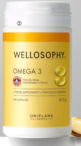 Oriflame Wellosophy Omega 3 tilbud