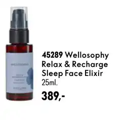 Oriflame Wellosophy Relax & Recharge Sleep Face Elixir tilbud