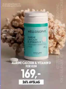 Oriflame Wellosophy Marine Calcium & Vitamin D tilbud