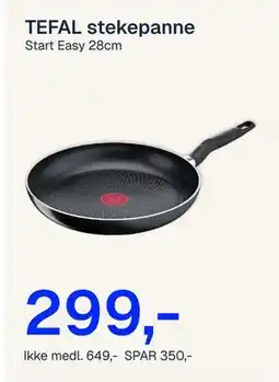 Jernia TEFAL stekepanne tilbud