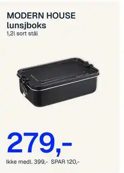 Jernia MODERN HOUSE lunsjboks tilbud