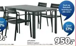 JYSK MARIELYST hagebord tilbud