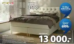 JYSK HEMLA kontinentalseng sand-91 + BRYA overmadrass tilbud