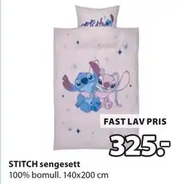 JYSK STITCH sengesett tilbud