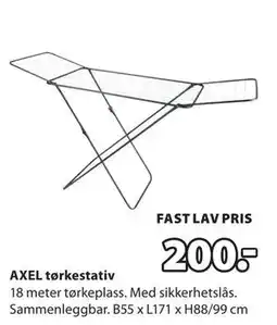 JYSK AXEL tørkestativ tilbud