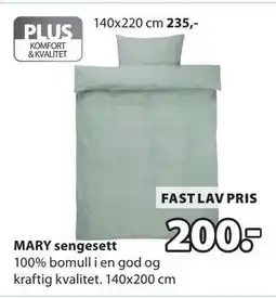 JYSK MARY sengesett tilbud