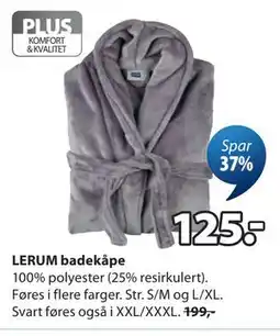 JYSK LERUM badekåpe tilbud