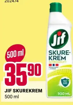 Europris JIF SKUREKREM tilbud