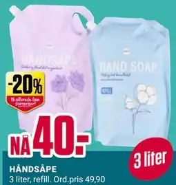 Europris HÅNDSÅPE tilbud