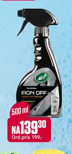 Europris TurtleWax IRON OFF GEL tilbud