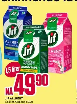 Europris JIF ALLRENT tilbud