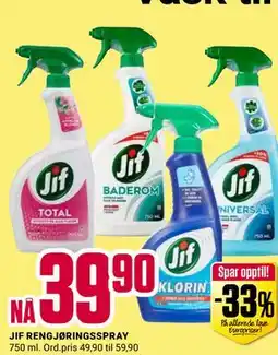 Europris JIF RENGJØRINGSSPRAY tilbud