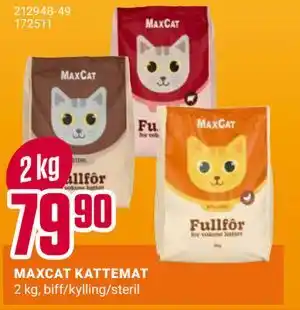 Europris MAXCAT KATTEMAT tilbud