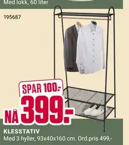 Europris KLESSTATIV tilbud