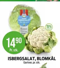 Kiwi ISBERGSALAT, BLOMKÅL tilbud