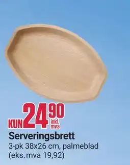 Europris Serveringsbrett tilbud
