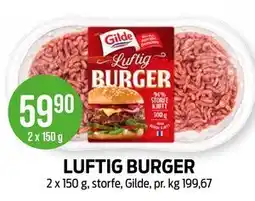 Kiwi LUFTIG BURGER tilbud