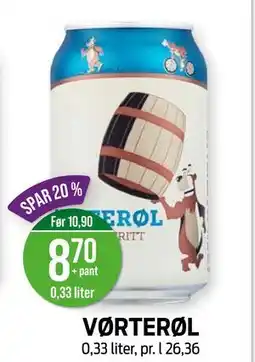 Kiwi VØRTERØL tilbud
