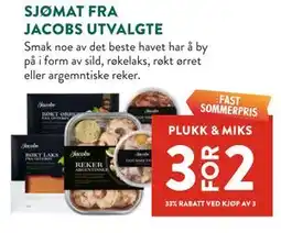 Jacobs SJØMAT FRA JACOBS UTVALGTE tilbud
