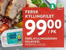 Jacobs FERSK KYLLINGFILET tilbud