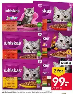 Rusta Våtfôr, katt Whiskas tilbud
