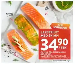 Jacobs LAKSEFILET MED SKINN tilbud