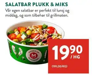 Jacobs SALATBAR PLUKK & MIKS tilbud