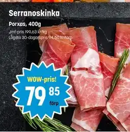 Eurocash Serranoskinka tilbud