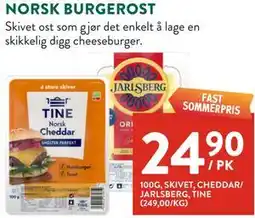 Jacobs NORSK BURGEROST tilbud