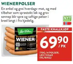 Jacobs WIENERPØLSER tilbud