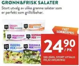 Jacobs GRØNN&FRISK SALATER tilbud