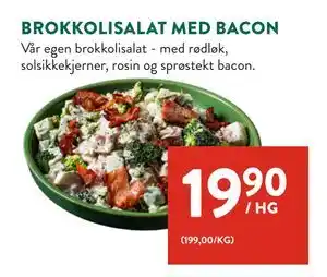 Jacobs BROKKOLISALAT MED BACON tilbud
