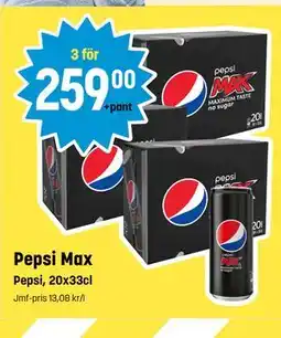 Eurocash Pepsi Max tilbud