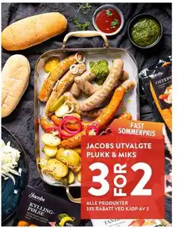 Jacobs JACOBS UTVALGTE PLUKK & MIKS tilbud
