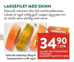 Jacobs LAKSEFILET MED SKINN tilbud