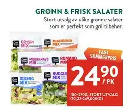 Jacobs GRNN & FRISK SALATER tilbud