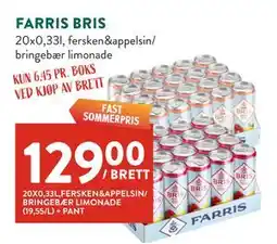 Jacobs FARRIS BRIS tilbud