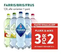 Jacobs FARRIS/BRIS/FRUS tilbud