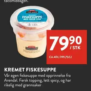 Jacobs KREMET FISKESUPPE tilbud