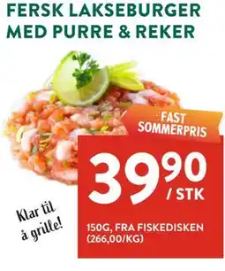 Jacobs FERSK LAKSEBURGER MED PURRE & REKER tilbud