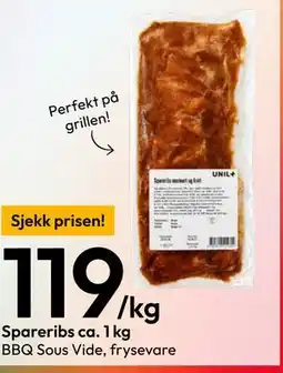 Gigaboks Spareribs ca. 1 kg tilbud