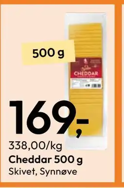 Gigaboks Cheddar 500 g tilbud