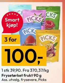 Gigaboks Frysetørket frukt tilbud