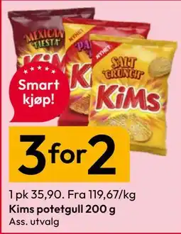 Gigaboks Kims potetgull tilbud