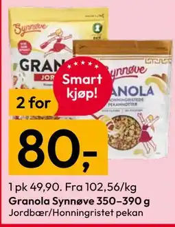 Gigaboks Granola Synnøve tilbud
