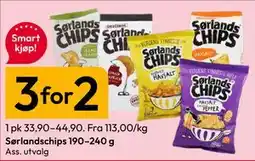 Gigaboks Sørlandschips tilbud