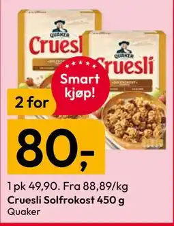 Gigaboks Cruesli Solfrokost tilbud