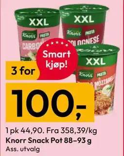 Gigaboks Knorr Snack Pot tilbud
